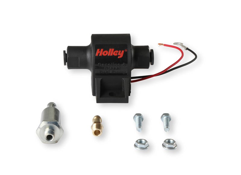Holley 12-425 25 GPH Mighty Mite Electric Fuel Pump, 1.5-2.5 PSI - Image 1